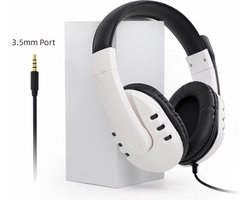 Dobe Stereo koptelefoon - voor PS5, PS4, XBOX ONE, PC, SWITCH - Wit