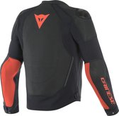 Dainese Intrepida Zwart Zwart Mat Fluo Rood - Maat 46 - Jas