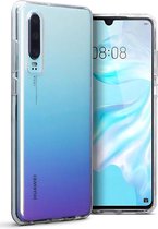 Huawei P30 back cover transparant - Huawei P30 - Transparant hoesje - Back cover