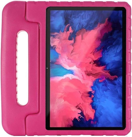 Lenovo Tab P11 Pro Kinder Tablet Hoes hoesje - Just in Case - Effen Roze - EVA-foam