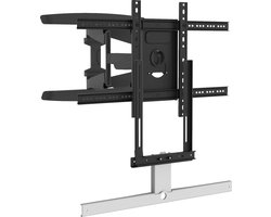 Cavus WME105 ARCW Draaibare Tv Muurbeugel & Ophangbeugel geschikt voor Sonos Arc soundbar wit & VESA Tv – 35kg
