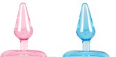 Mini buttplug - The assifier - 2 stuks - roze en blauw