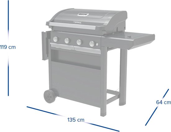 Barbecue Campingaz Série 4 Select S - BBQ à Gaz - 4 Brûleurs - Anthracite |  bol