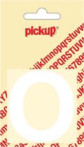 Pickup plakletter Helvetica 60 mm - wit O