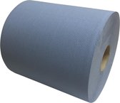 Industriepapier verlijmd blauw cellulose 2 laags 190m x 26cm - 2 rollen