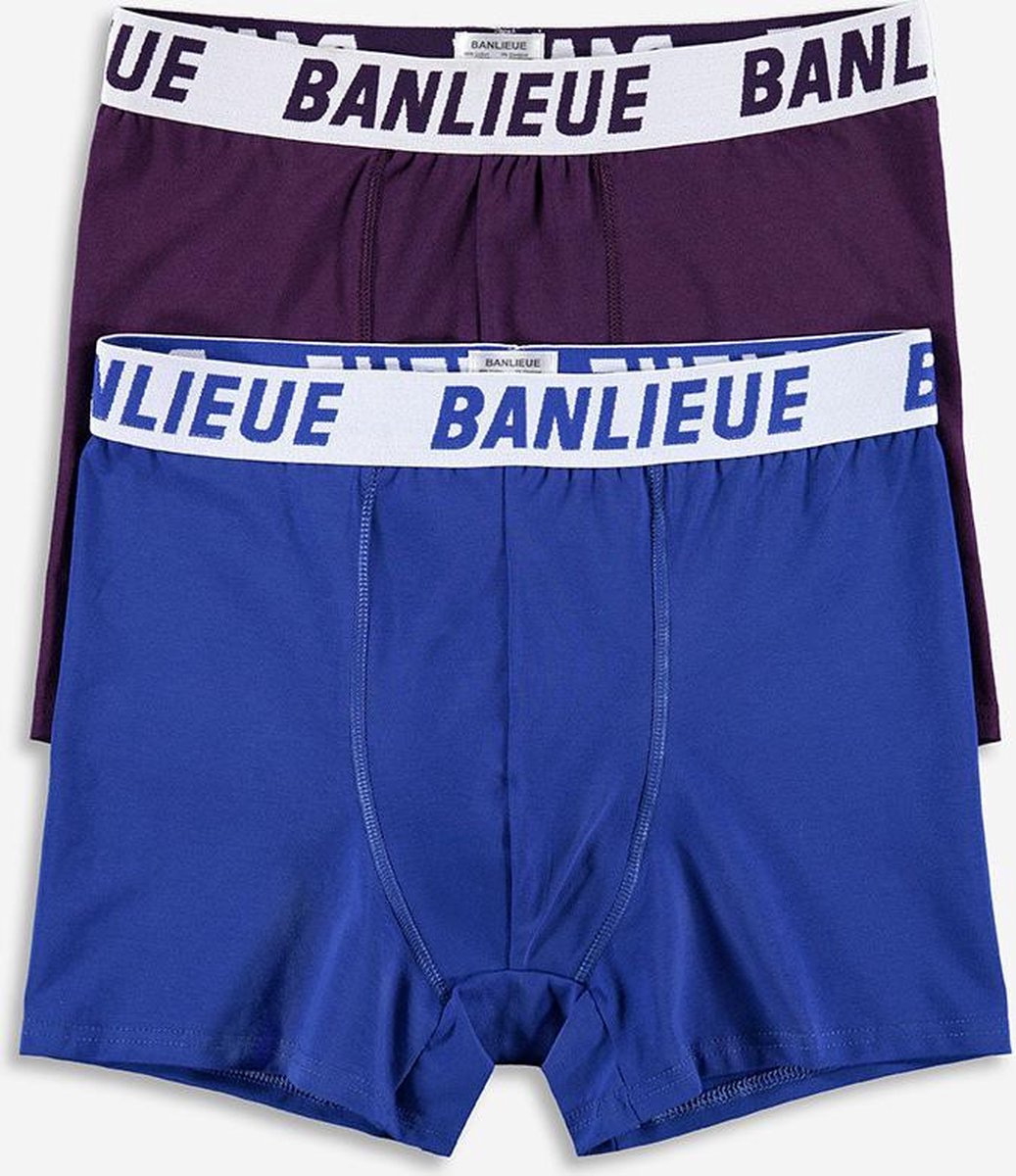 Clan de Banlieue Boxershort 2-Pack Blue/Purple - Banlieue Onderbroek -  Heren... | bol.com