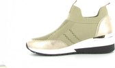 La Strada knitted sneaker on wedge sand 40