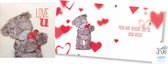 2x Me to You - Holografische wenskaart - 3D - Valentijnskaart - Liefde - Love U