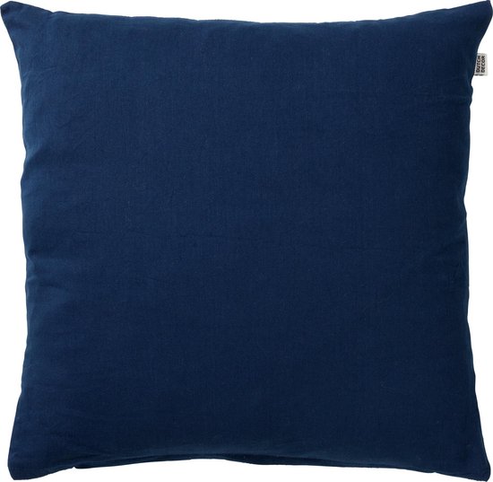 Dutch Decor - Coussin decoratif en coton - James 45x45 cm - couleur: Insignia Blue