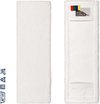 Microvezel dweil - Vloerwisser - Witte dweil - Mop - Vervangingsdoek van Rezo Design - past op heel veel dweilstokken