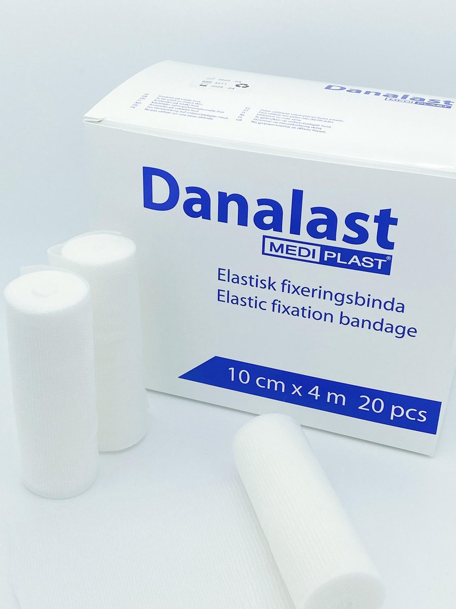 Goedkoopste Danalast Elastisch Fixatiewindsel 10cm x 4m - Doos 20 Stuks