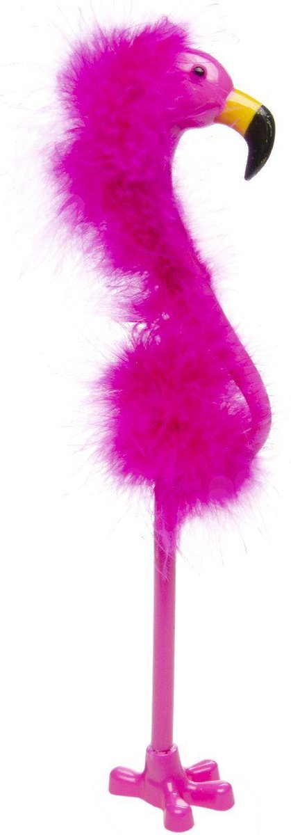Flamingo Boa Balpen | Fel Roze