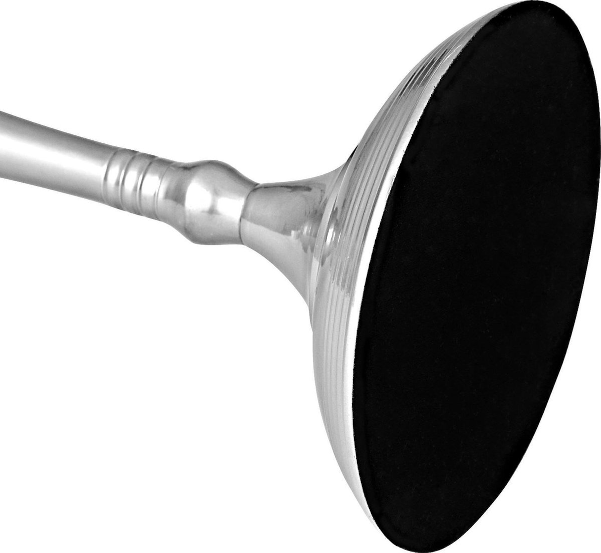 thumbnail: EDZARD Hertenkop Kandelaar - Vernikkeld Aluminium, Hoogte 32 Cm, Voor 3 Stompkaarsen (diameter 6 Cm), Kerstdecoratie