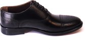 Arian L.W- Leren heren veterschoenen-zwart-Maat 42