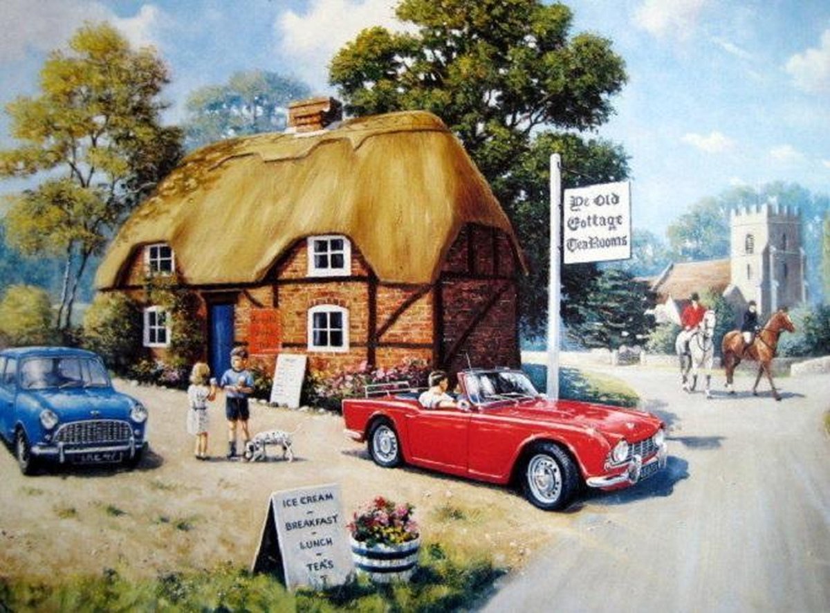 The Original Metal Sign Company. Triumph TR4 . Metalen wandbord 40 x 30 cm. Multi
