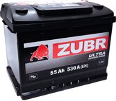 ZUBR Ultra 55Ah 530A 12V R+ - Accu - Loodaccu Startaccu Autobatterij Batterie de Voiture Car Battery Akku