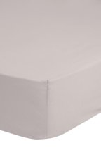 Hoogwaardige Katoen/Satijn Lits-jumeuax Hoeslaken Zand | 180x200 | Heelijk Zacht En Luxe | Subtiele Glans