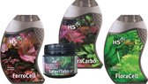 HS Aqua FerroCell, FloraCarbo, FloraCell en Lateritabs (Plantengroeiset XL)