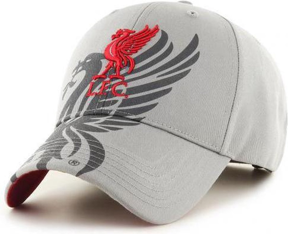 Liverpool pet - volwassenen - logo - grijs