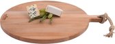 Bowls and Dishes | Puur Hout Duurzaam | Beuken Borrelplank - Tapasplank - Kaasplank - Hapjesplank - Serveerplank rond Ø 40 x 2 cm