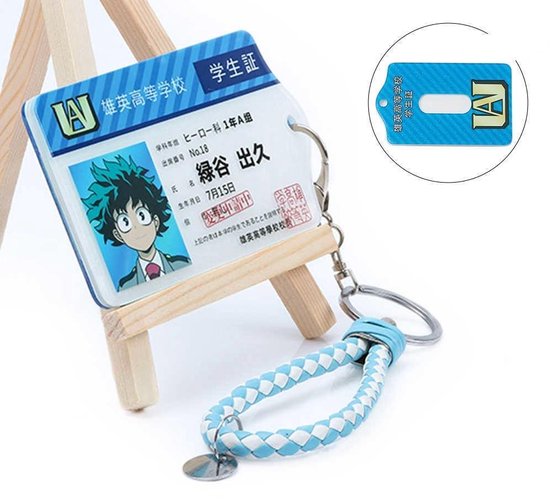 My Hero Academia Anime - ID Card  Izuku Midoriya School Kaart Accessoire Sleutelhanger