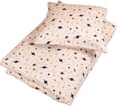 Filibabba - Donsovertrek 100 x 140cm - Space Nature white - One size