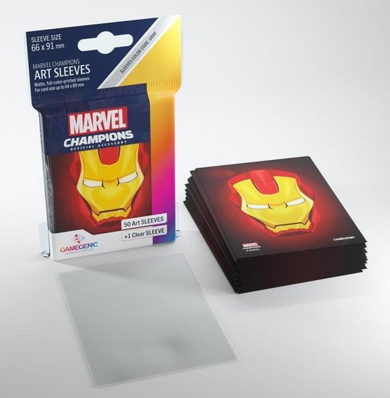 Afbeelding van het spel Iron Man Art Sleeves Gamegenic