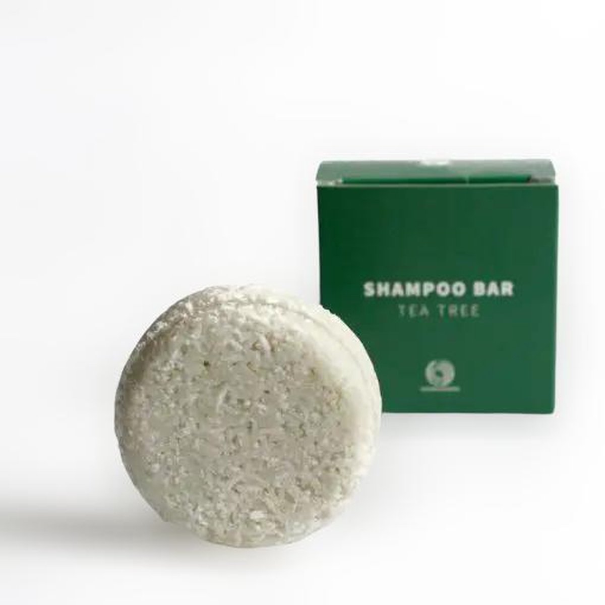 Shampoo bar tea tree – plasticvrij verpakt, palmolievrij en vegan - haarshampoo - haar shampoo - 80 wasbeurten
