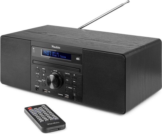 DAB met Bluetooth - Audizio Prato wekkerradio - mp3 speler,... | bol.com