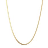 Platte ketting flat elegance goud