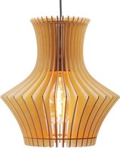 Hanglamp Suillus Ø37 cm blankhout - Houten hanglamp - Dutch Design - Verlichting voor woonkamer, eetkamer, of slaapkamer - Kant en klaar gemonteerde kamerlamp - CoolCuts