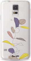 Casetastic Samsung Galaxy S5 / Galaxy S5 Plus / Galaxy S5 Neo Hoesje - Softcover Hoesje met Design - Winter Leaves Print