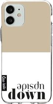Casetastic Apple iPhone 12 Mini Hoesje - Softcover Hoesje met Design - Upside Down Print
