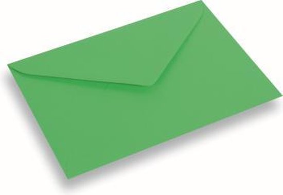 Gekleurde papieren envelop A5/ C5 Groen per 100 stuks | bol.com