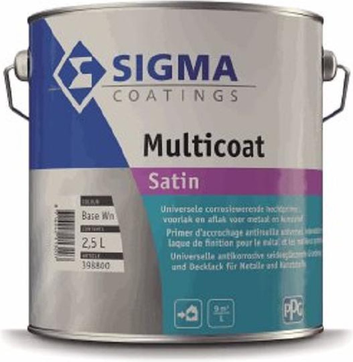 Sigma Multicoat Satin - 2,5 liter - WIT