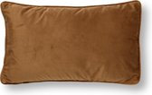 FINN - Kussenhoes velvet Tobacco Brown 30x50 cm - bruin