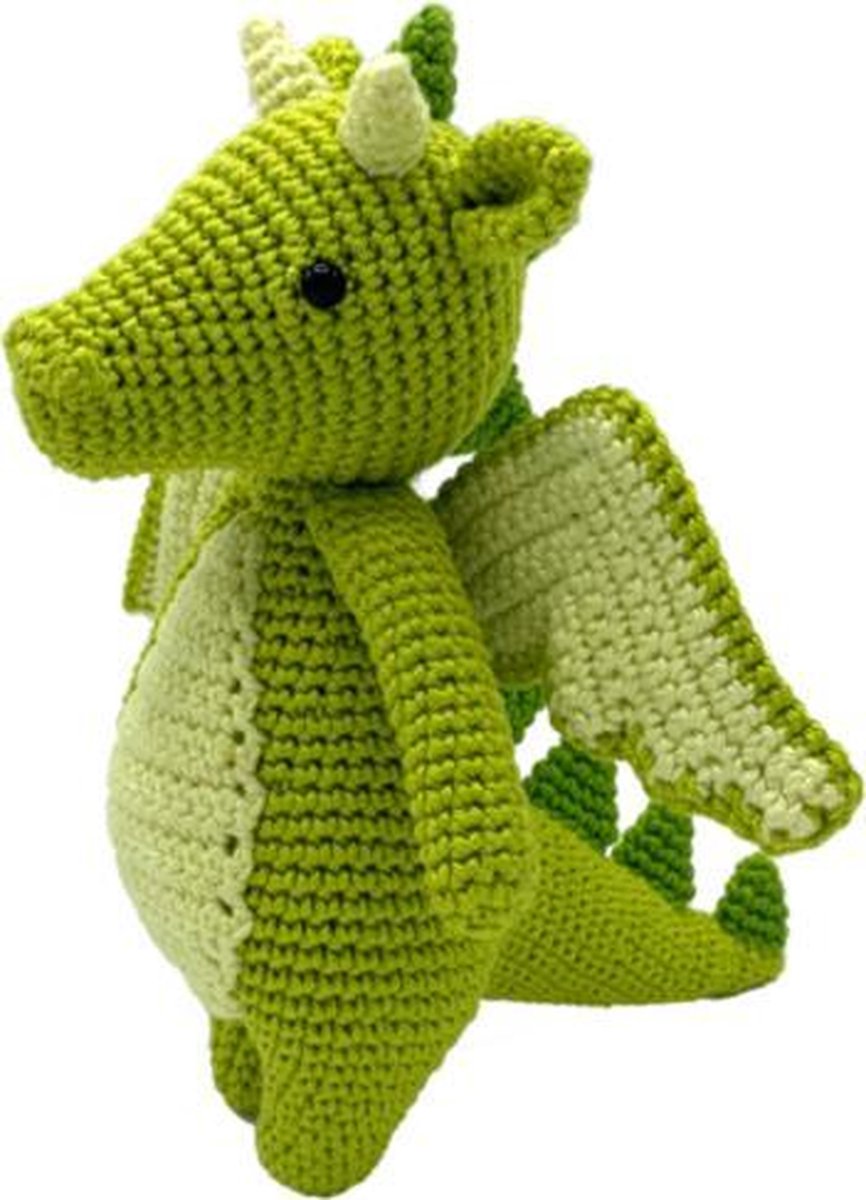 HardiCraft Doris Draak haken - Haakpakket met patroon en garen - 18 cm — afbeelding 4