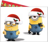 Minions Tafelkleed Kerst 1,8m