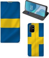 Telefoon Hoesje OnePlus 8T Flipcase Zweedse Vlag