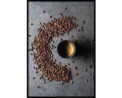 Poster Coffee - 50x70 cm - Koffie Poster - WALLLL