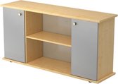 Kapa SB | Dressoir | avec portes Noyer / Blanc