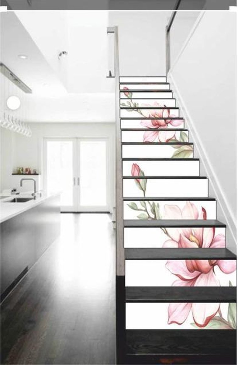 Trapsticker White Orchid verwijderbare plakfolie
