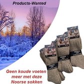 Noorse sokken 6 paar Maat 39-42 Kleur Melange grijs Multipack Unisex Maat 39-42 - Werksokken - 6-Pack