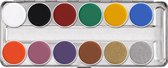 Kryolan Supracolor Palette 12 kleuren - SN