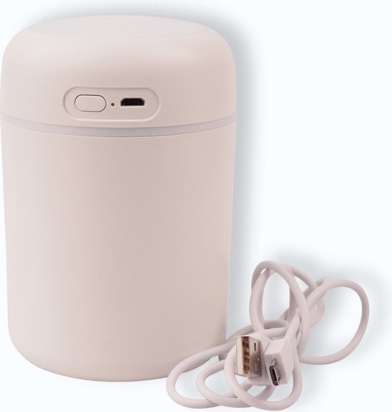 Aroma diffuser - Luchtbevochtiger - Incl. 6 Flesjes Etherische Olie - 300 ML - LED Verlichting – Voor In De Auto & Thuis - Vernevelaar - Anti-Bacteriën - Geurverspreider – Luchtverfrisser - Car - Aromatherapie - Humidifier - Auto - Tappo