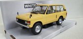 Modelauto Land Rover Range Rover 1972 lichtgeel 18 cm - Schaal 1:24 - Speelgoedauto - Miniatuurauto