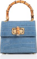 Venezia  Leren Handtas Croco Print