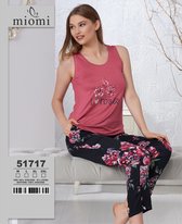 Caroline Pyjama Set Roze Roze Maat L