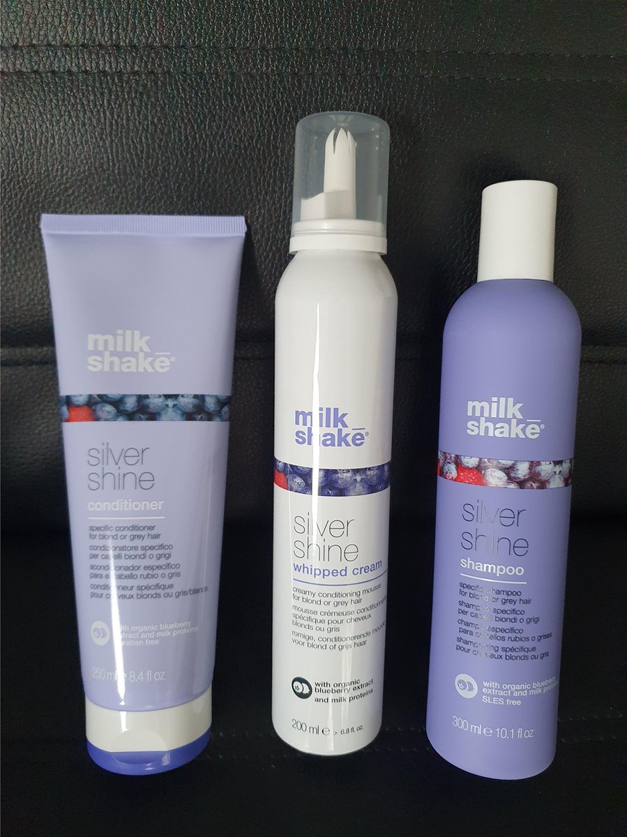 Combo Milk_Shake Silver Shine Pakket - Blondes - Shampoo/Conditioner/Whipped Cream