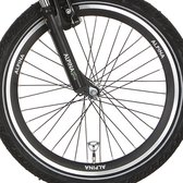 Alpina voorwiel 22 J19DB mat zwart zink spk